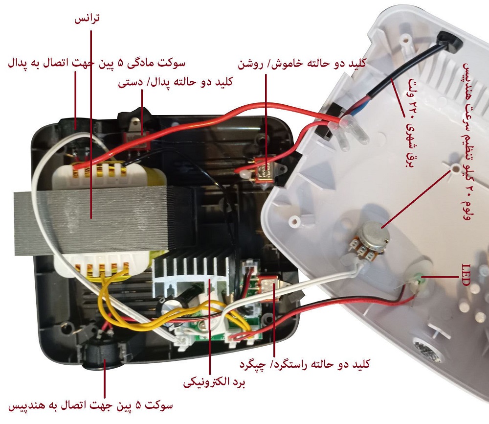 برد الکترونیکی سوهان برقی استرانگ مدل 210